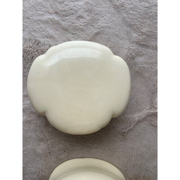 Pillsbury Doughboy Ceramic Cookie Jar 12" White & Blue Vintage Kitchen Decor - Picture 6 of 9